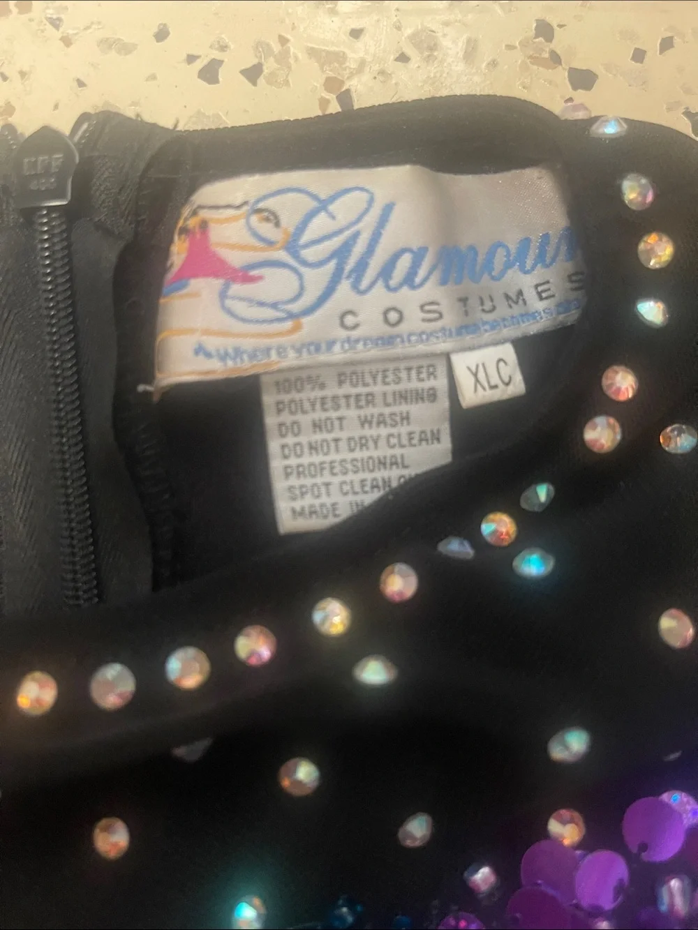 vintage sequined bodysuit GLAMOROUS XL girls